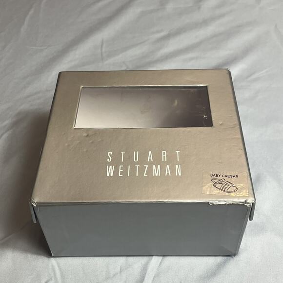 MY FIRST WEITZMANS STUART WEITZMAN Caesar Gold Baby Camo Sandals 4 (9-12M) W/Box - Picture 6 of 16